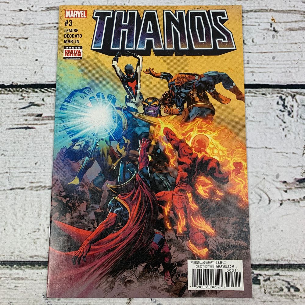 Marvel Thanos #3 Comic Book Digital Edition Bonus Lemire Deodato Martin 2016